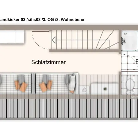 Apartament Hus Strandkieker Hus Strandkieker 03